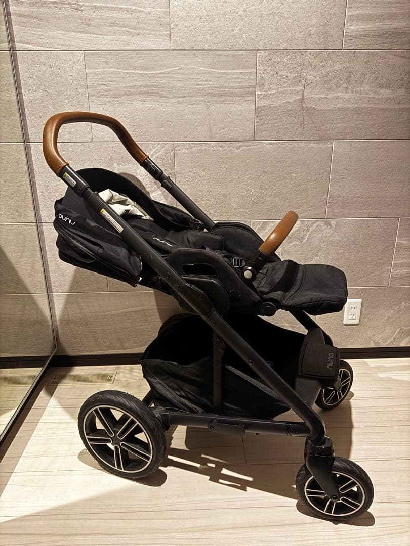 【人気美品】nuna mixxnext ベビーカー レインカバー・防寒シート付き