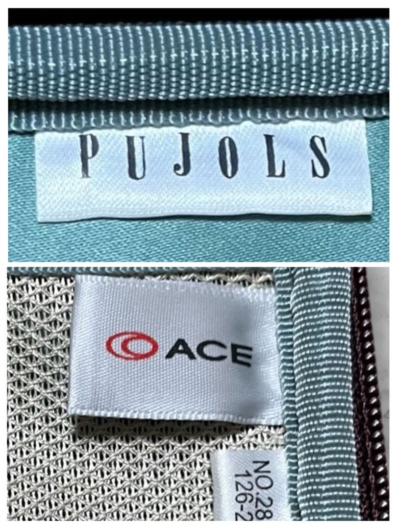 【未使用品】エース PUJOLSキャリーケース 機内持込 鍵付き ドット柄