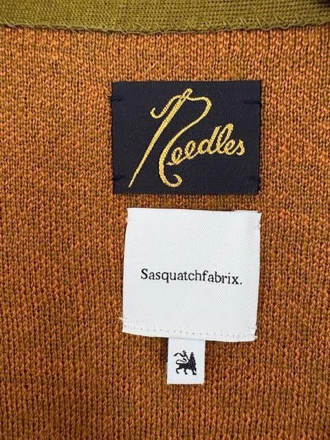 Needles × SASQUATCHfabrix. ウール ニットカーディガン