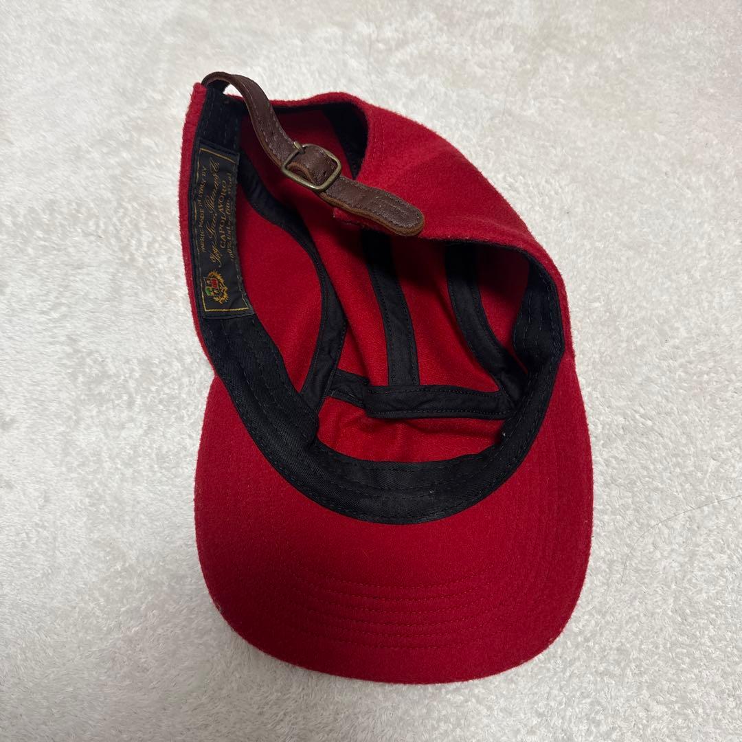 supreme シュプリーム 赤 キャップ 帽子