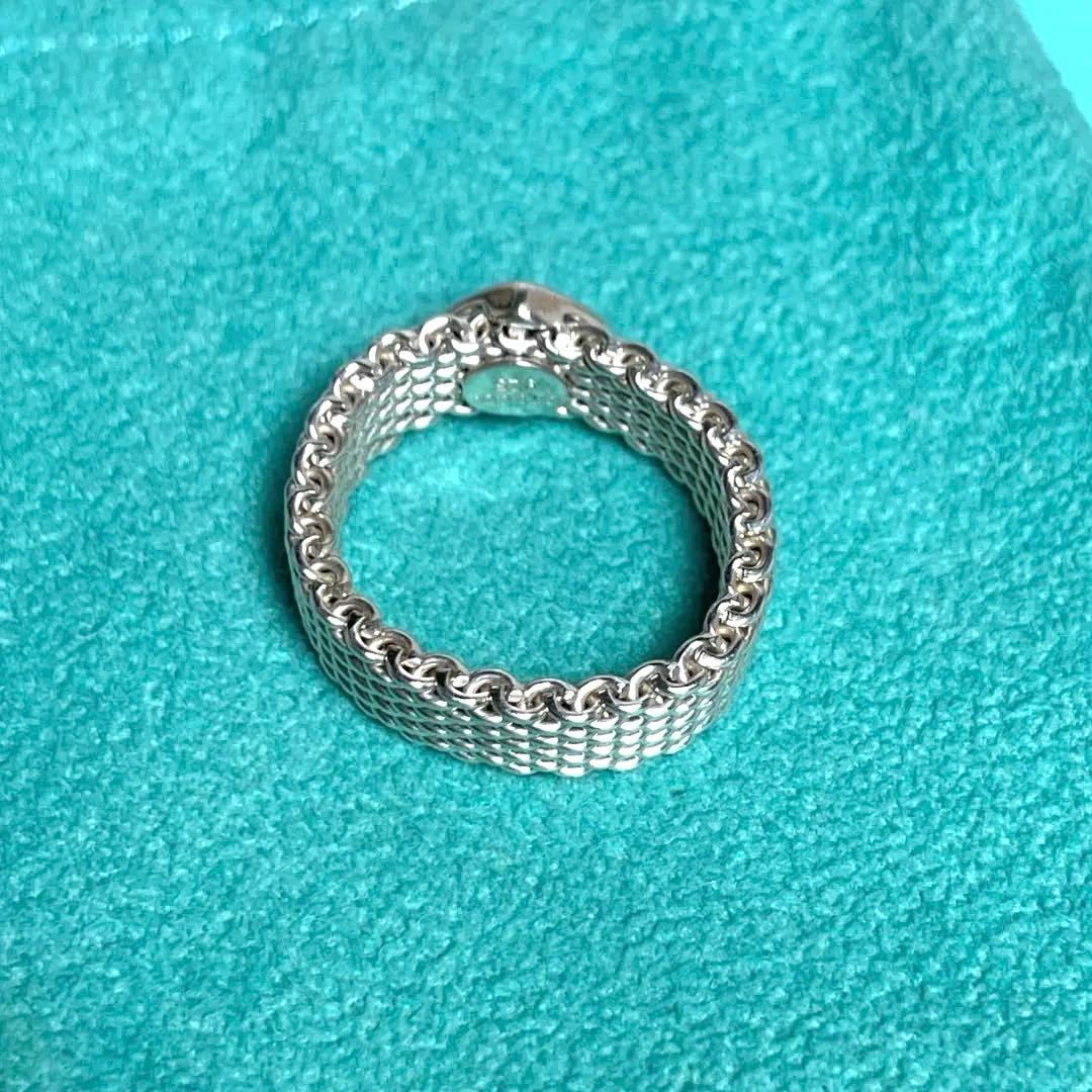 ティファニー　サマセットハートリング　12号　箱、巾着袋セット