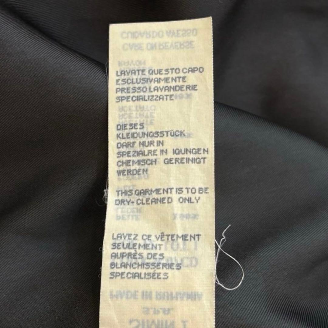 【希少】ARMANI JEANS レザージャケット ブラック 38 M ハーフ丈