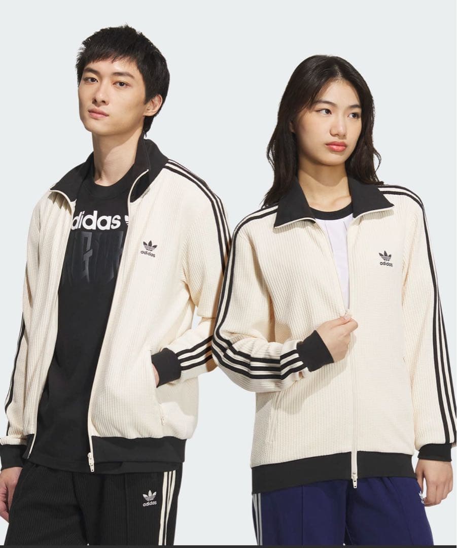 adidas ワッフルトラックジャケット　アディカラー　クラシック　S