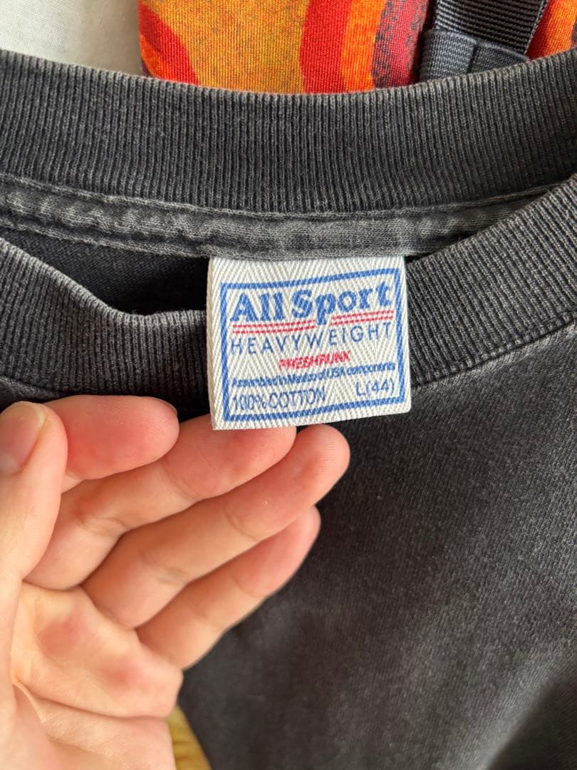 All Sport 中指プリント fuck Tシャツ古着 FUCK FINGER