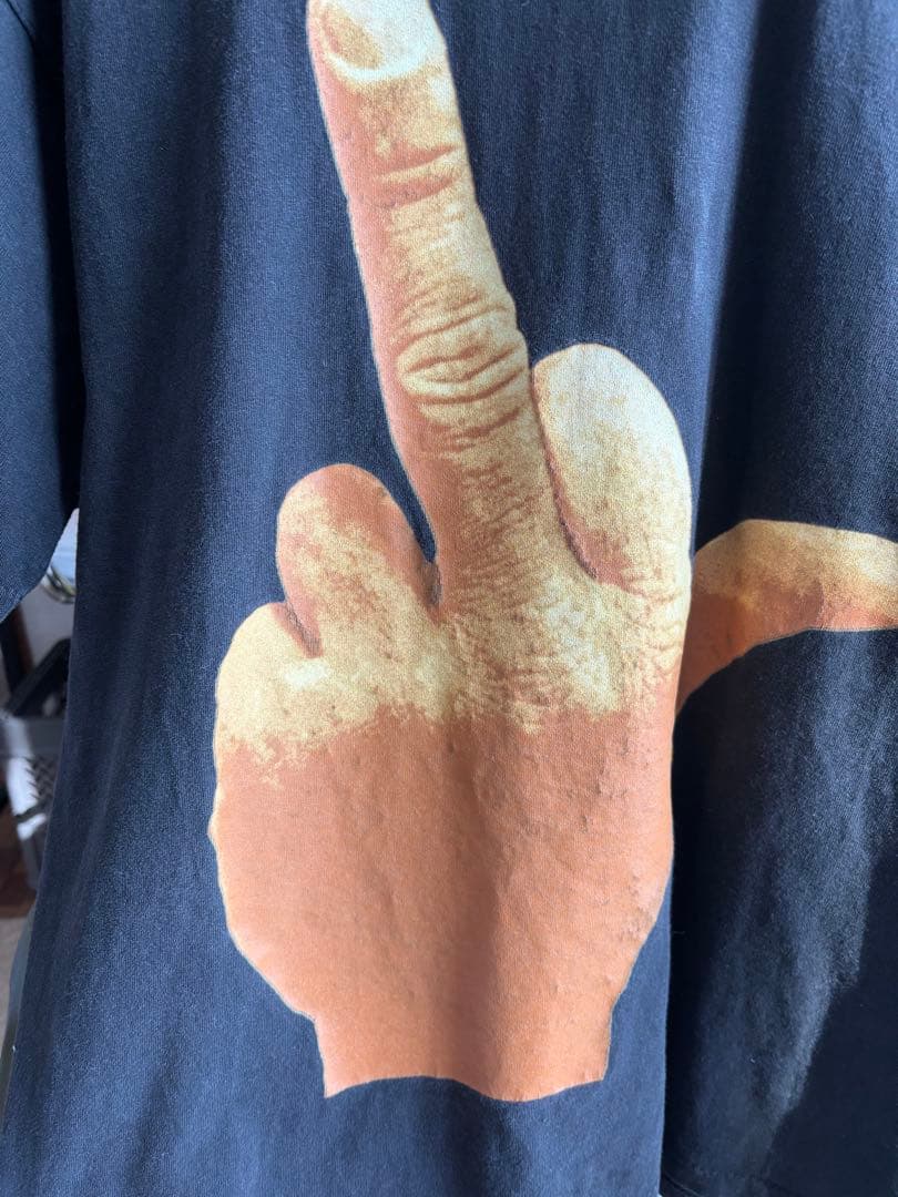 All Sport 中指プリント fuck Tシャツ古着 FUCK FINGER