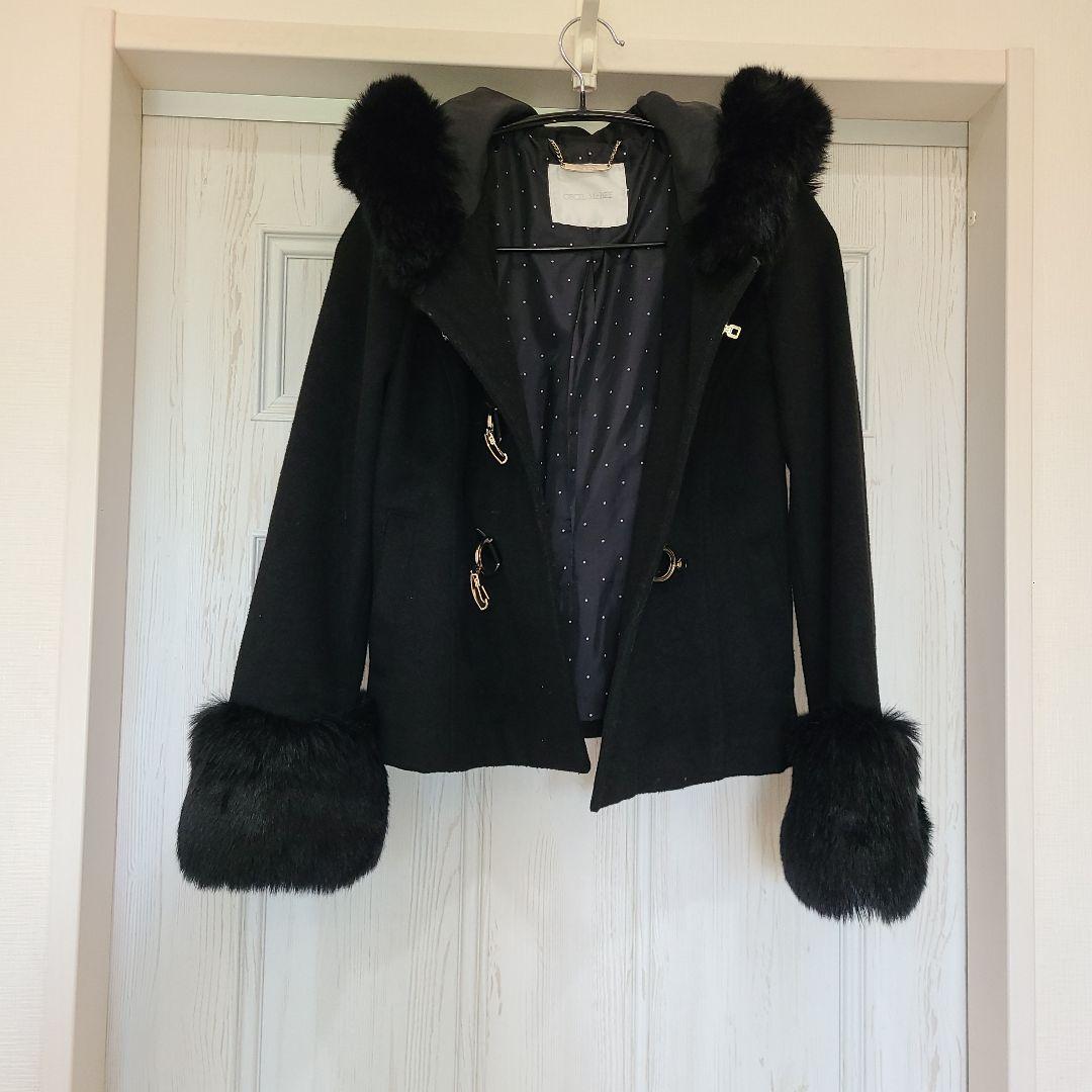 ★CECIL McBEEファーコートショート丈