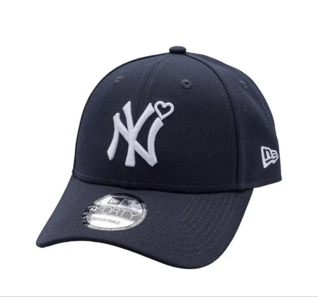 BASICKS New Era NYロゴ キャップ ネイビー
