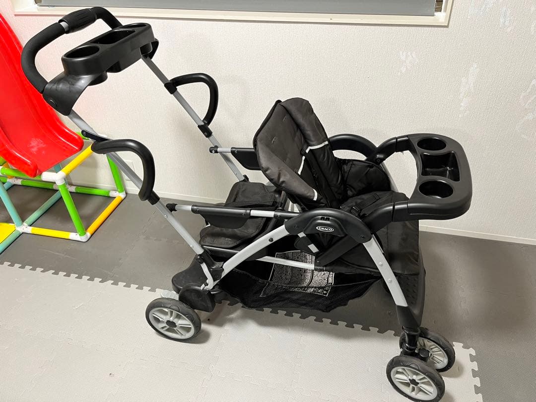 二人のりベビーカー　graco