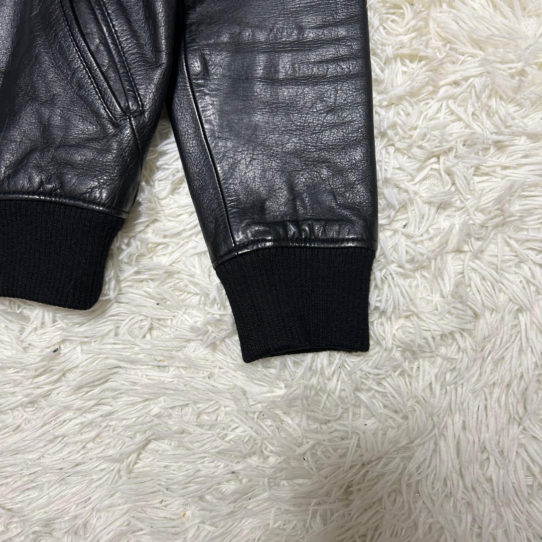 beauty &youth レザージャケット　牛革　ブラック　S