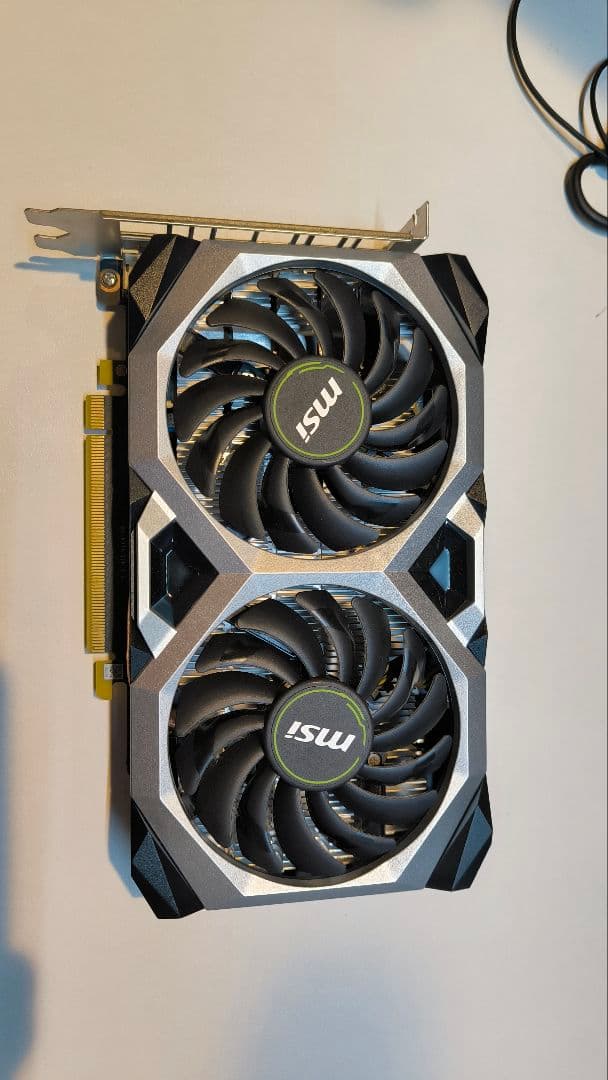 MSI GTX 1660 6gb 動作問題なし