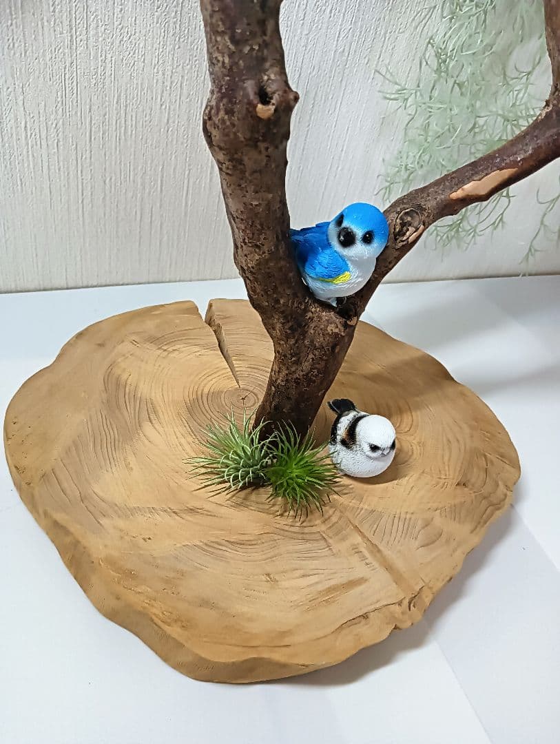 流木527　小鳥止まり木　卓上　バードアスレチック
