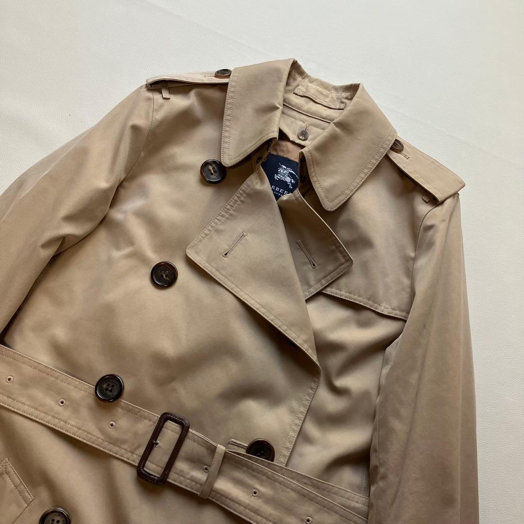 美品 バーバリーロンドン ハニーベージュ トレンチコート 38 丈100