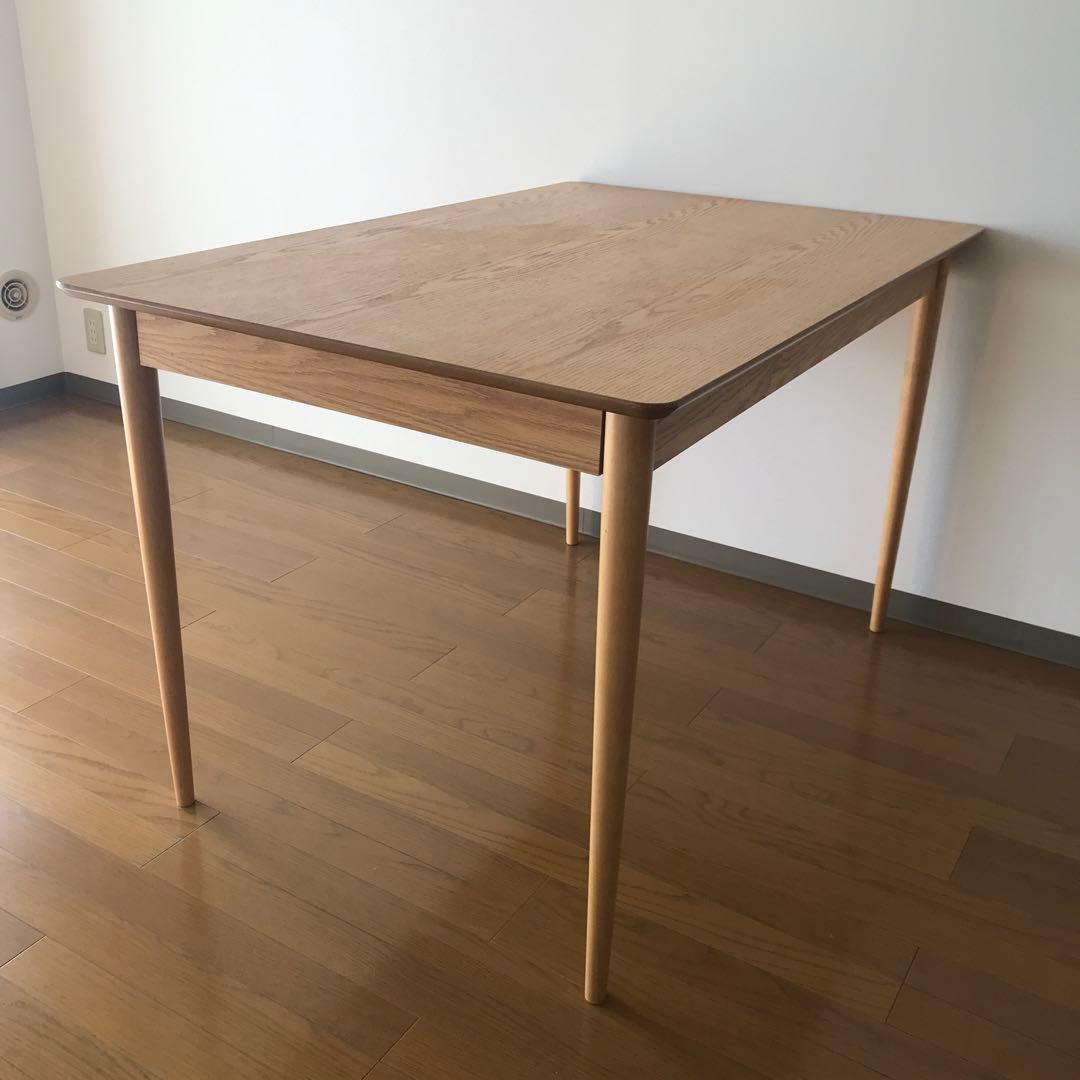 ノーチェ ダイニングテーブル 120×80 リアルオーク
