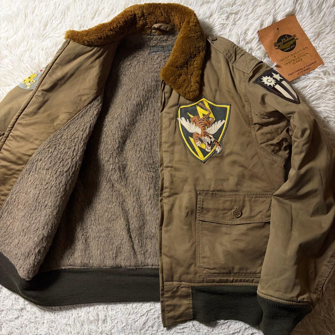 美品■バズリクソンズ　フライトジャケット　B-10 フライングタイガー　42