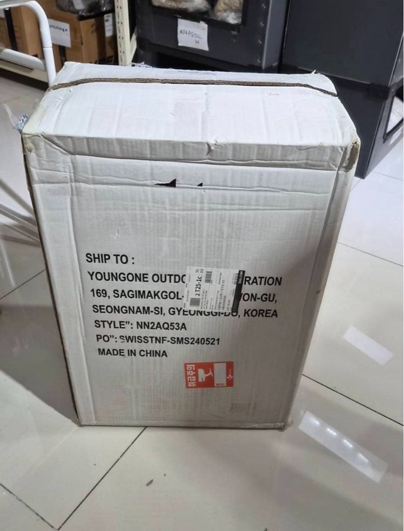 お急ぎ対応可　ノースフェイス スーツケース2個セット　ブラック　韓国限定