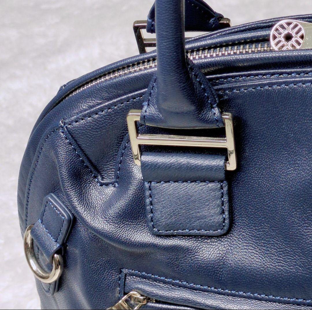 極美品✨muta ムータ 8 バッグ ゴート革 ショルダー2way ネイビー