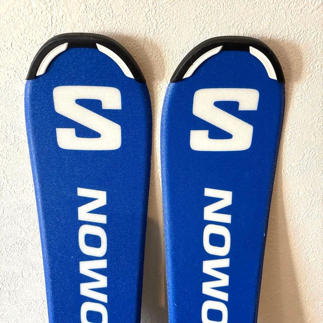 ワックス済サロモンスキー板130cm Atomicポール90cmケースセット