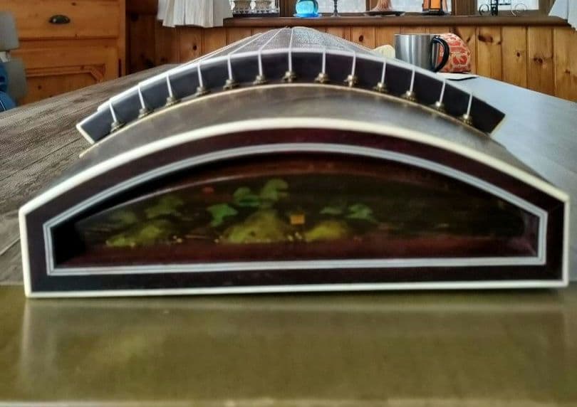 ももちゃん　琴13弦　すだれ彫り　付属品