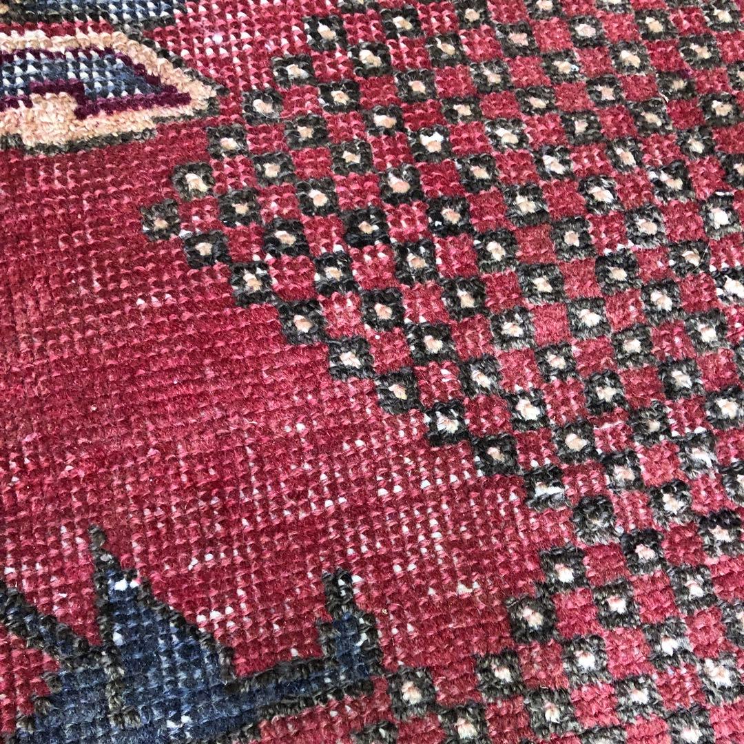 ペルシャ絨毯 ペルシャヴィンテージラグ 145x97 手織り オールド