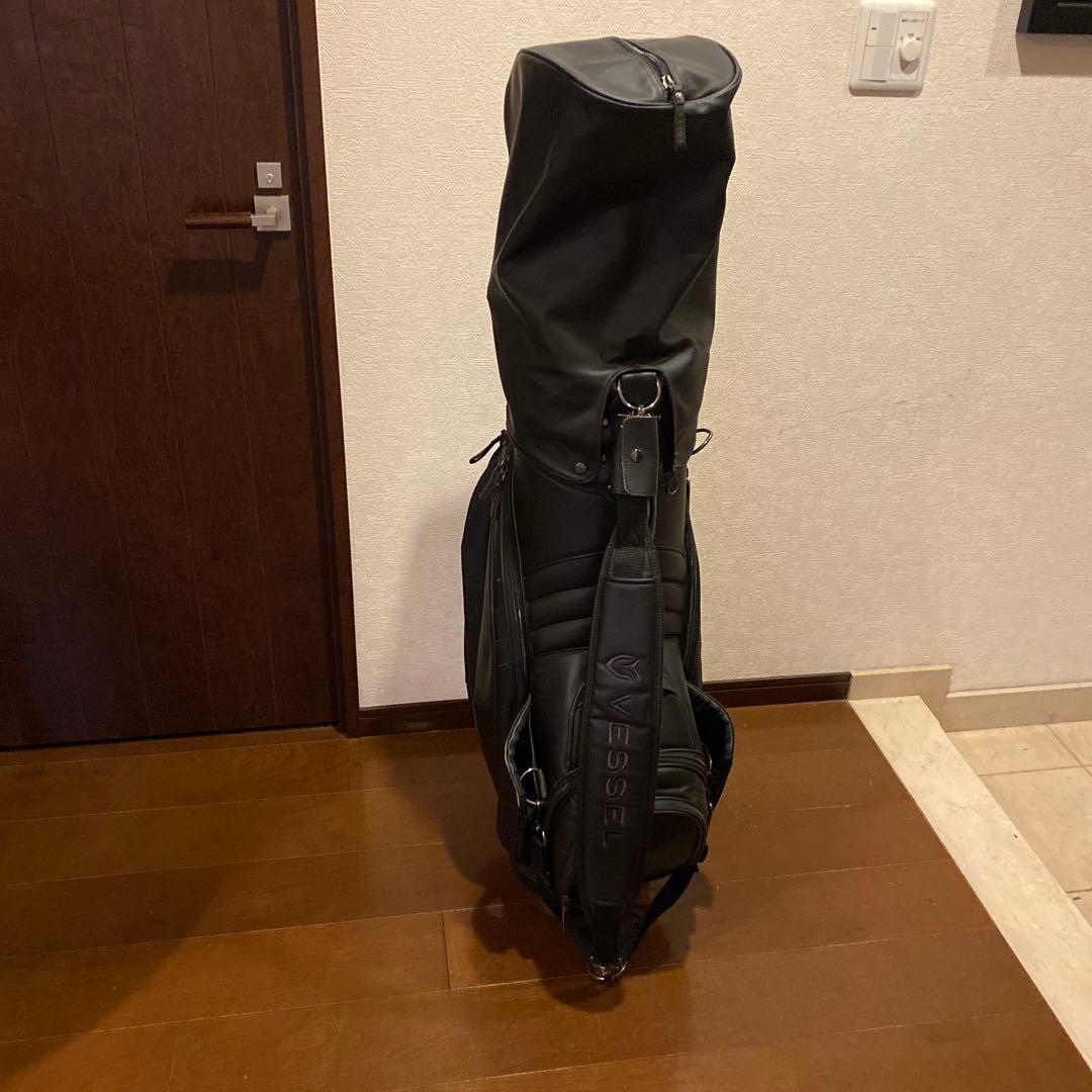 Vessel ブラック キャディバッグ