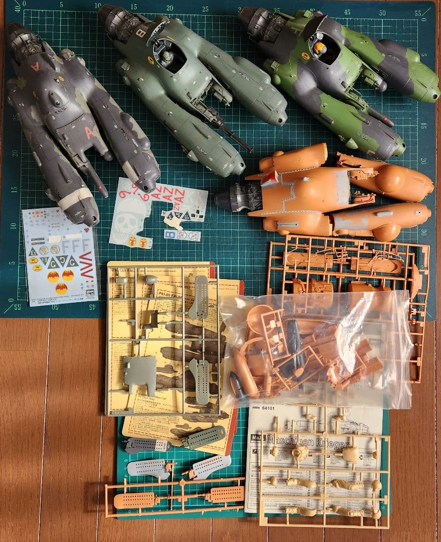ジャンク）ハセガワ 1/20 Ma.K. ファルケ、グリフォン等