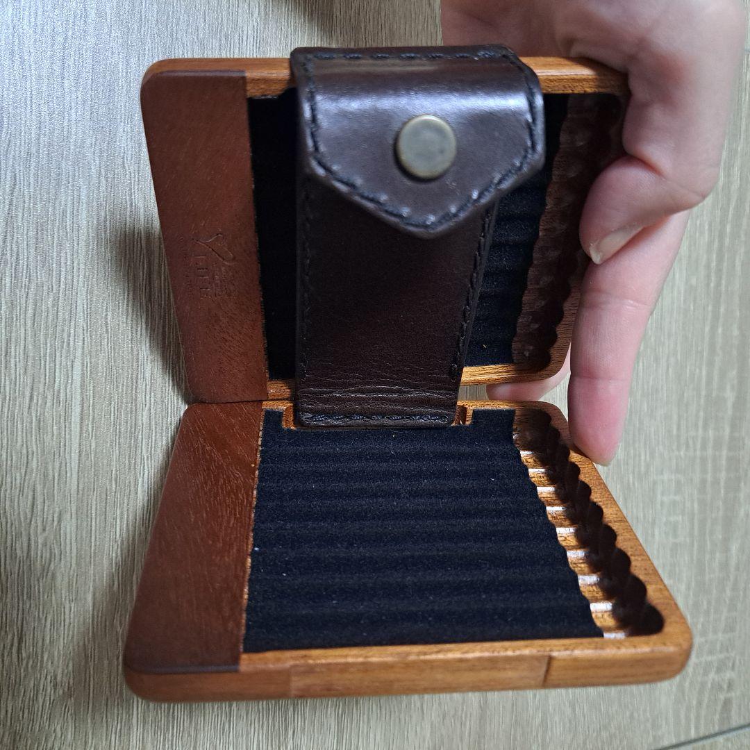 LIFE 手帳型ウッドたばこケース