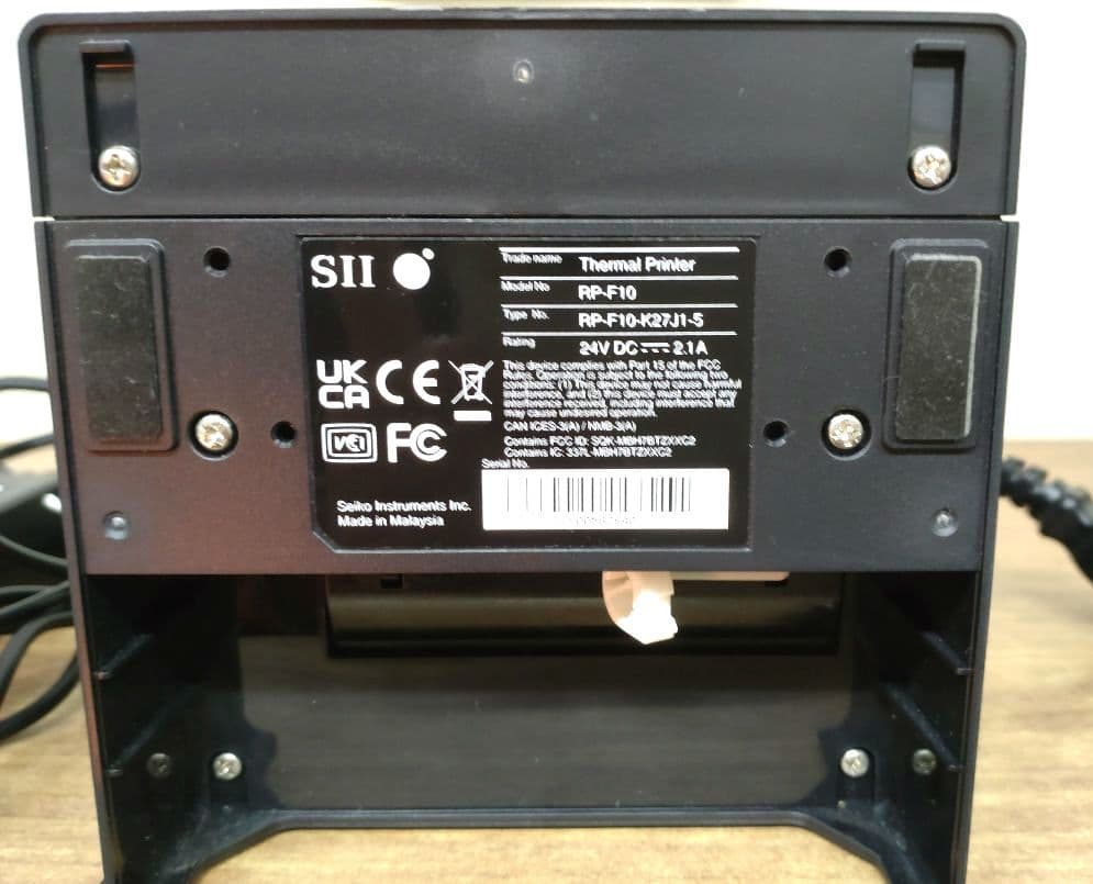 エアレジ対応「SSI」 レシートプリンター RP-F10＆レジドロアセット