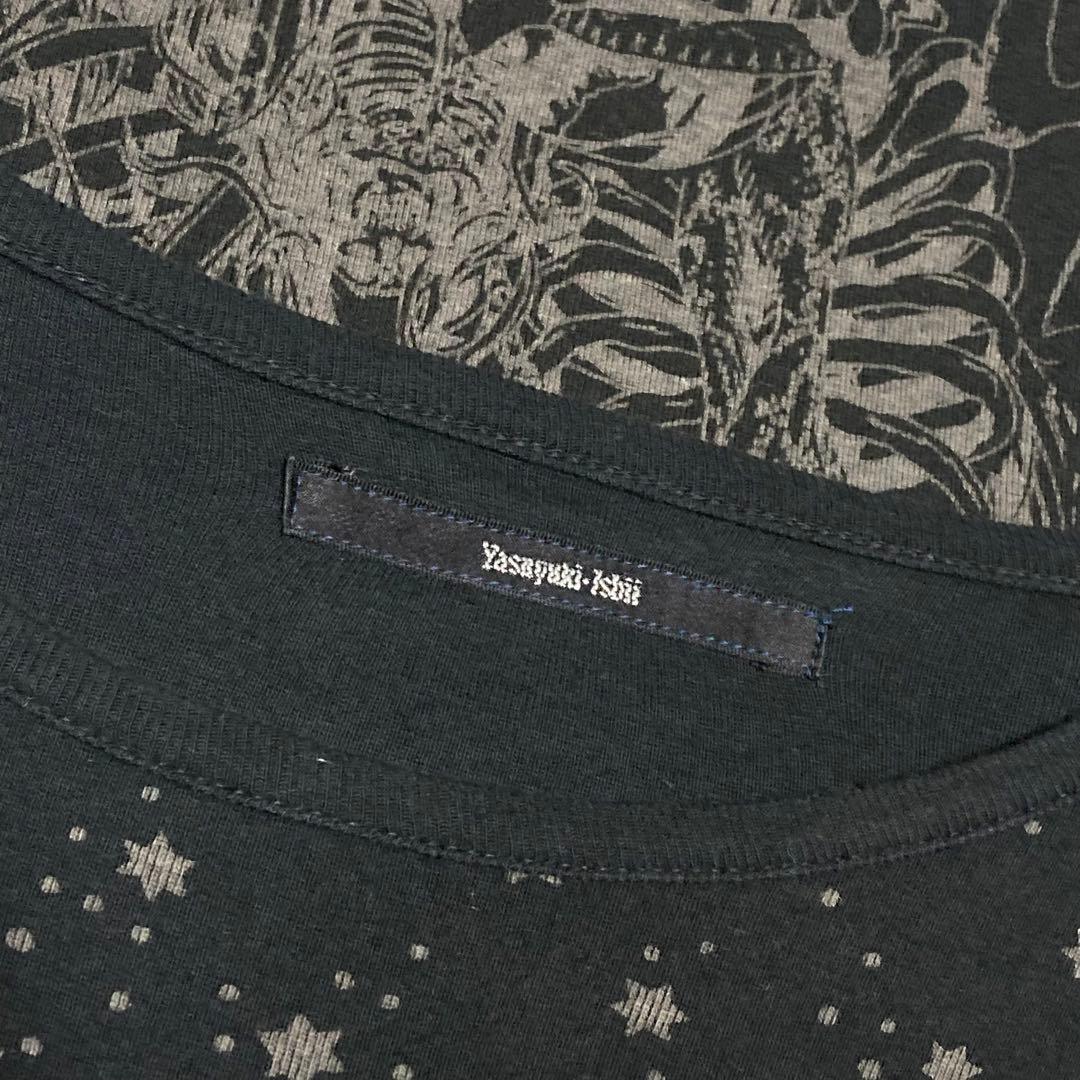 00s Yasyuki Ishii タトゥープリント 七分袖カットソー S