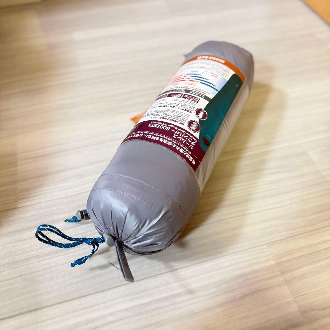 新品未開封 モンベル シームレスダウンハガー800 #3 レディース