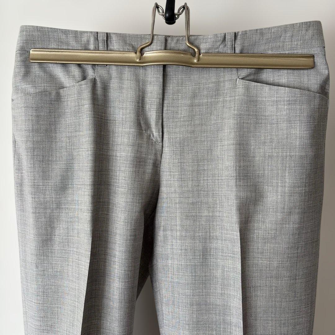 theory luxe executive 40グレー パンツスーツ上下