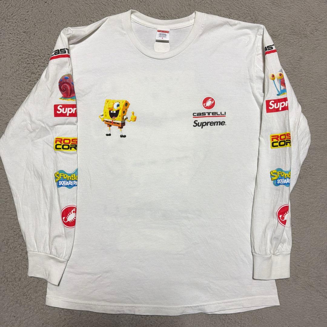 Supreme SpongeBob CastelliRacing ロンt S 白