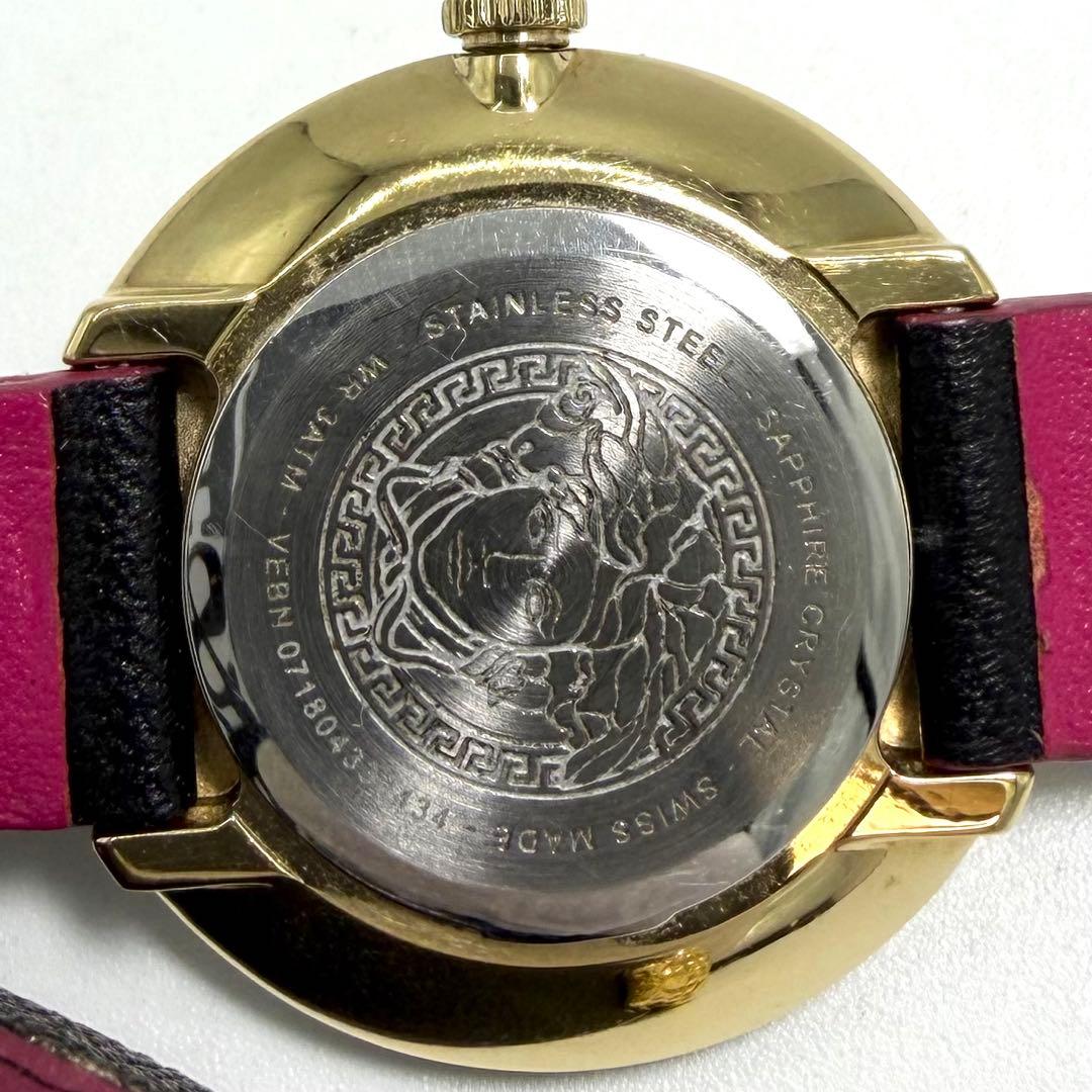 【稼働】 激レア ヴェルサーチ 腕時計 レディース メドゥーサ ゴールド