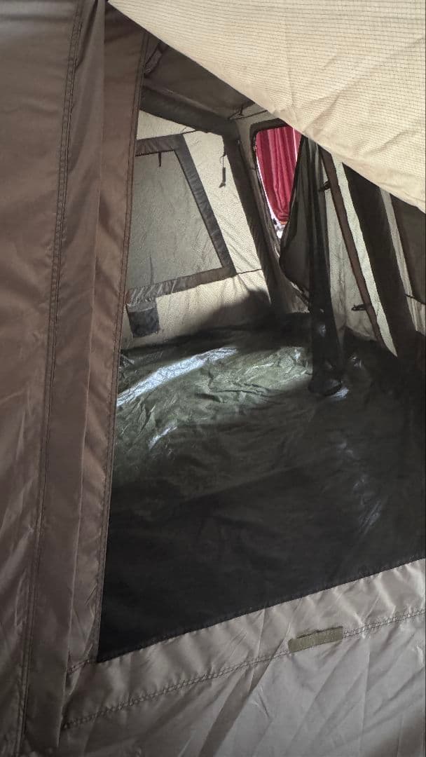 TOMOUNT エアーテント 12㎡ 4〜6人用 前室付き 耐水圧3000mm