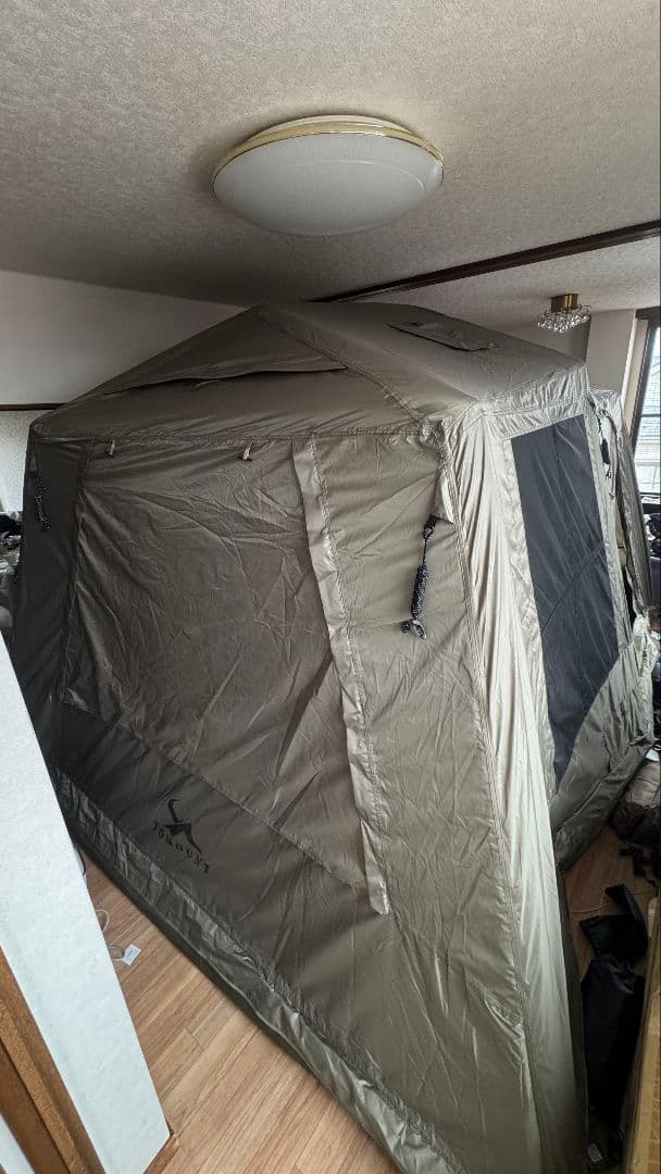 TOMOUNT エアーテント 12㎡ 4〜6人用 前室付き 耐水圧3000mm