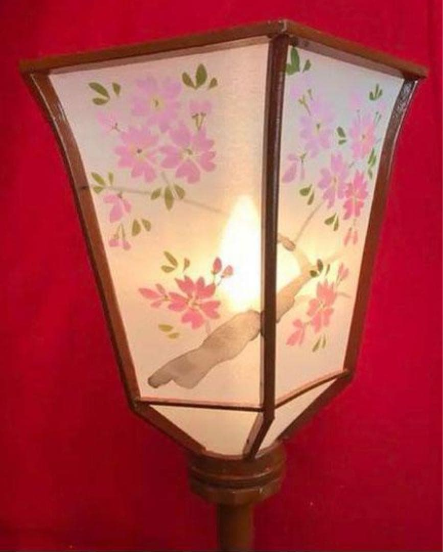 六角型 一本足 インテリア雪洞