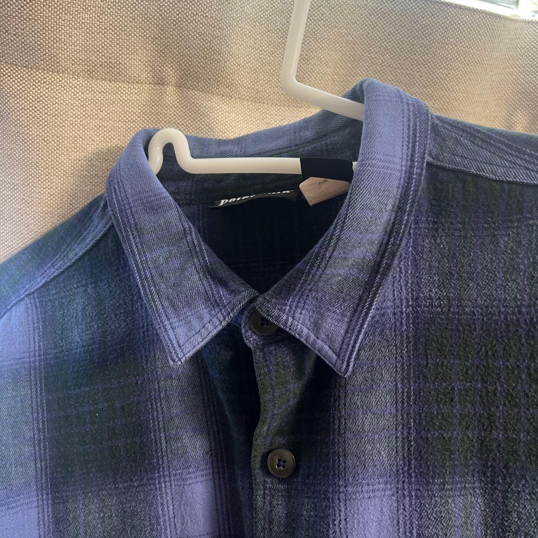 パタゴニア オンブレ ヘビーフランネルシャツ ポルトガル製 L