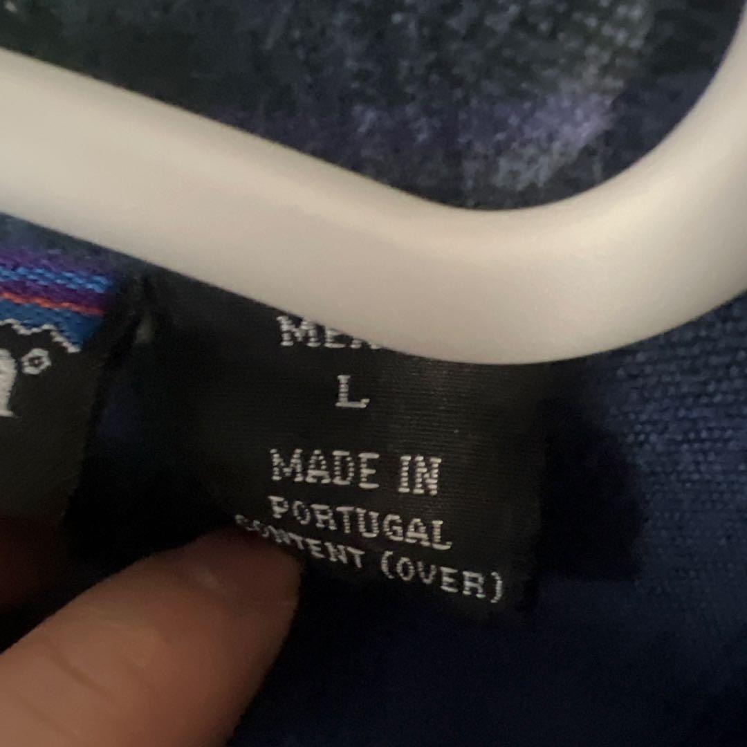 パタゴニア オンブレ ヘビーフランネルシャツ ポルトガル製 L