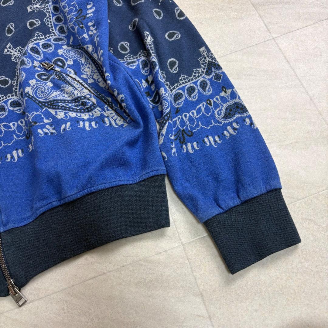 ETRO エトロ ブルゾン ジャケット ペイズリー ドライバーズ 青