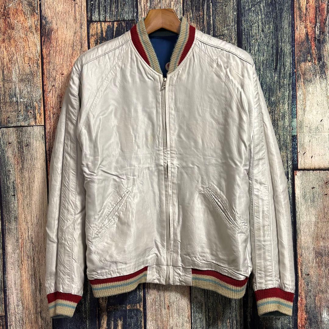 傑作柄‼︎ALASKAテーラー東洋BEAMS別注Lサイズアラスカビームススカジャン