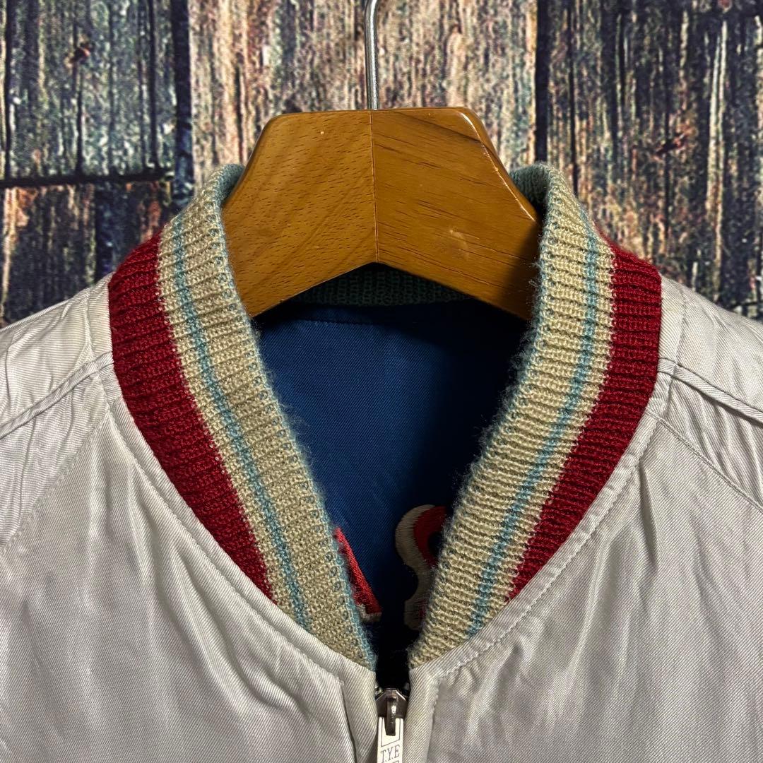 傑作柄‼︎ALASKAテーラー東洋BEAMS別注Lサイズアラスカビームススカジャン