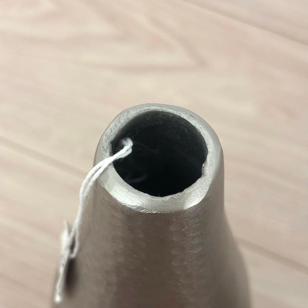 【終売品】ACTUS シルバーフラワーベース 大小