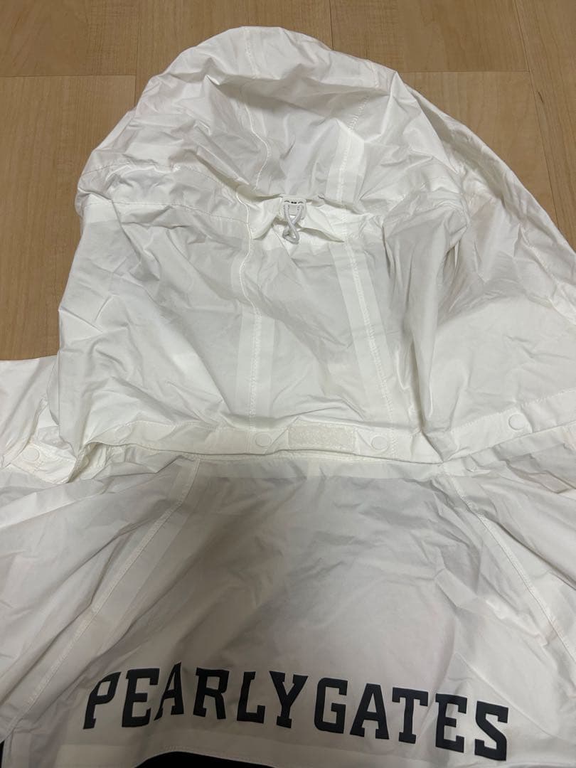 【新品未使用】パーリーゲイツレインウェア　白×ネイビーPEARLY GATES