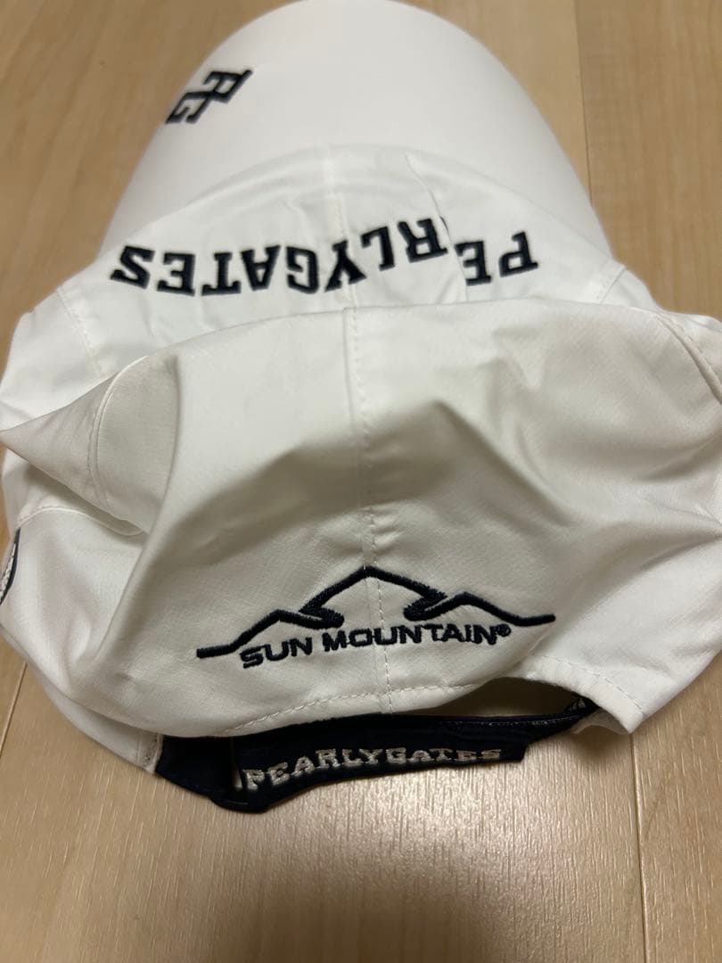 【新品未使用】パーリーゲイツレインウェア　白×ネイビーPEARLY GATES