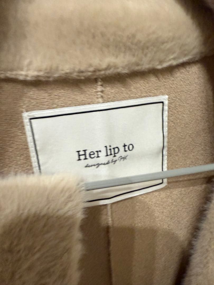 ジャケット・アウター herlipto grace wrap coat