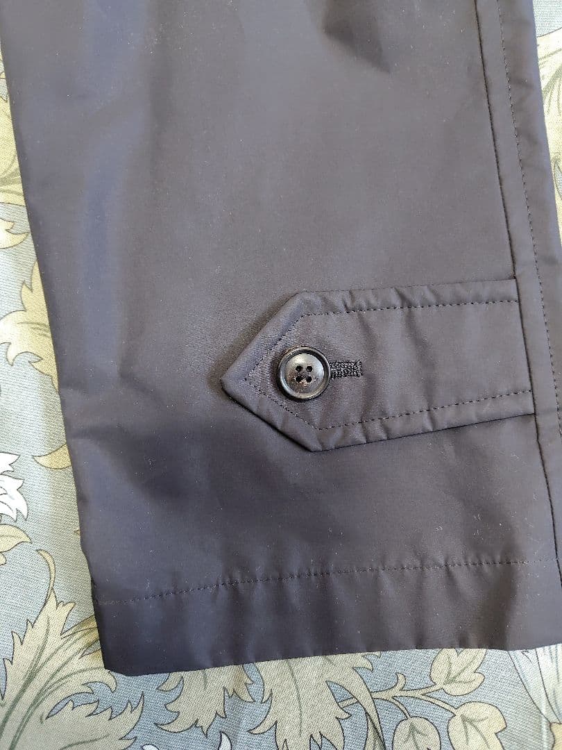 黒ステンカラーコート　ジェイプレスＪプレスライナー付きLL