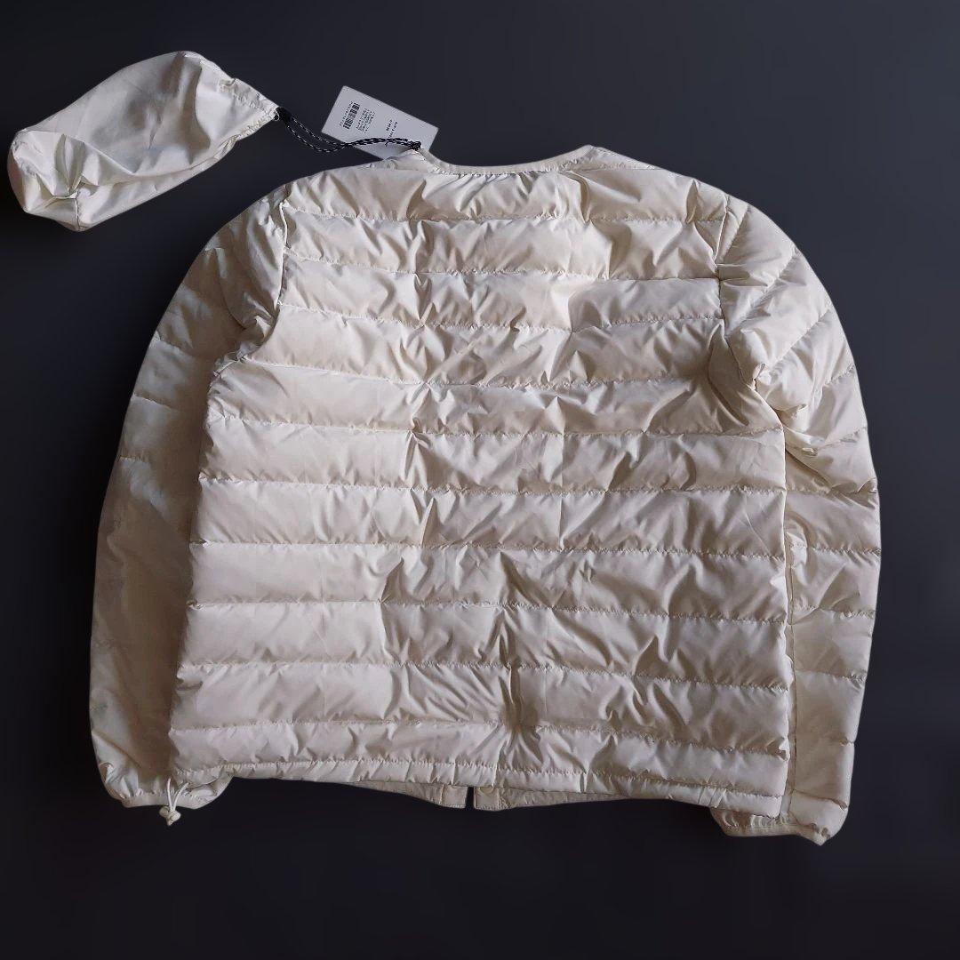 ダントン クルーネックダウン ホワイト Mサイズ