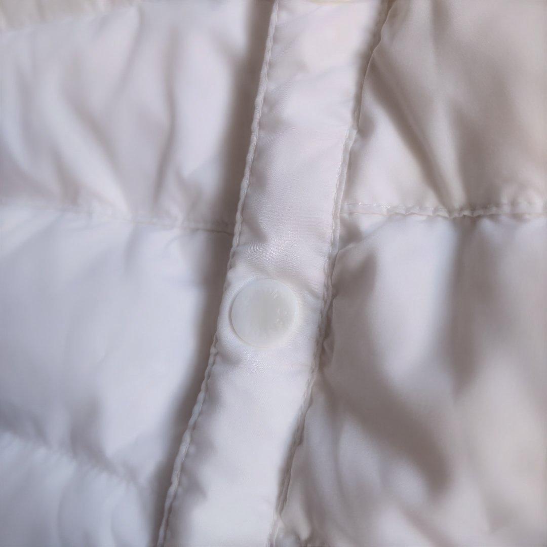 ダントン クルーネックダウン ホワイト Mサイズ