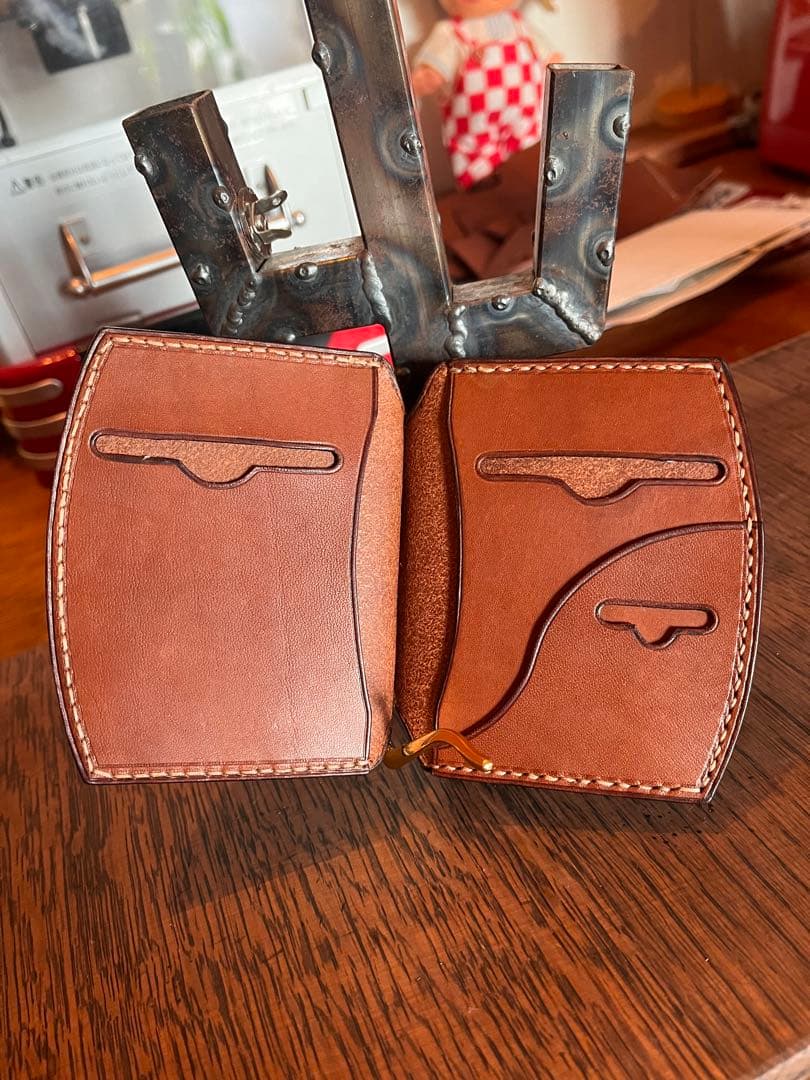 レザー マネークリップ 財布 革財布