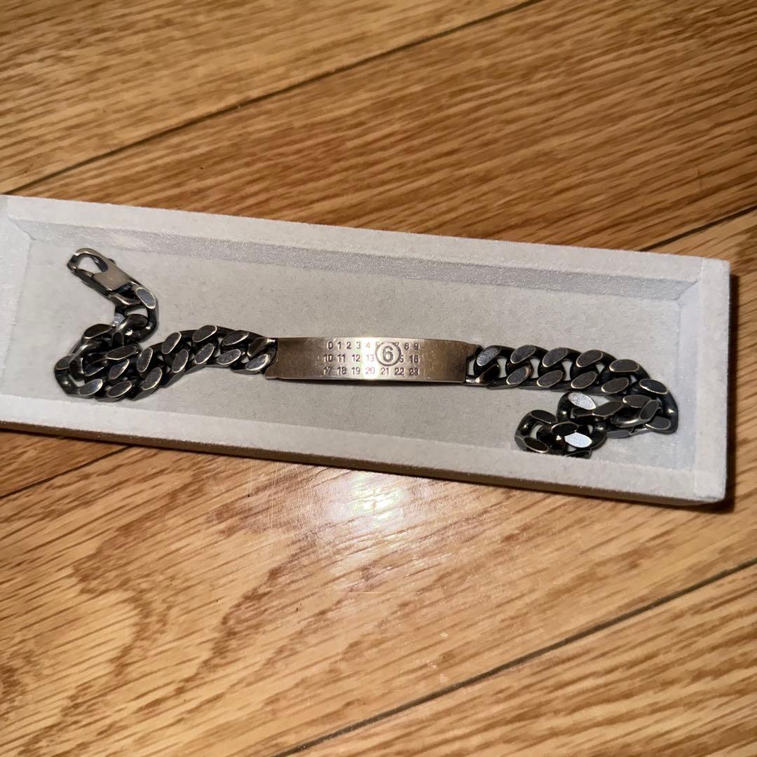 マルジェラ MM6 チェーンブレスレット