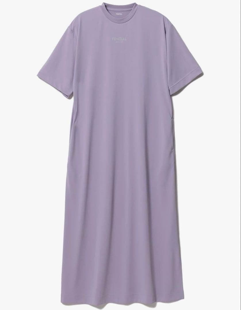 TENTIAL ラベンダー ロングTシャツドレス